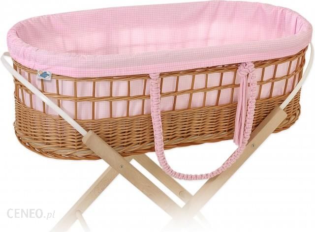i-my-sweet-baby-kosz-mojzesza-boho-wiklinowy-z-wysciolka-bawelniana-pepitka-rozowa